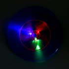 Тарелка летающая, световая, цвета МИКС - фото 3450623