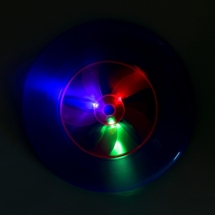 Тарелка летающая, световая, цвета МИКС - фото 1881717495