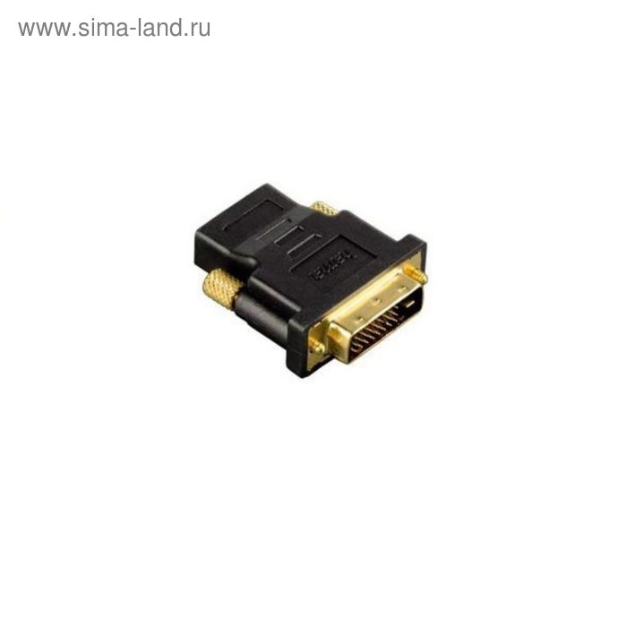 Адаптер DVI Hama H-34035 00034035, DVI-D(m), HDMI19 (f), позолоченные контакты - Фото 1