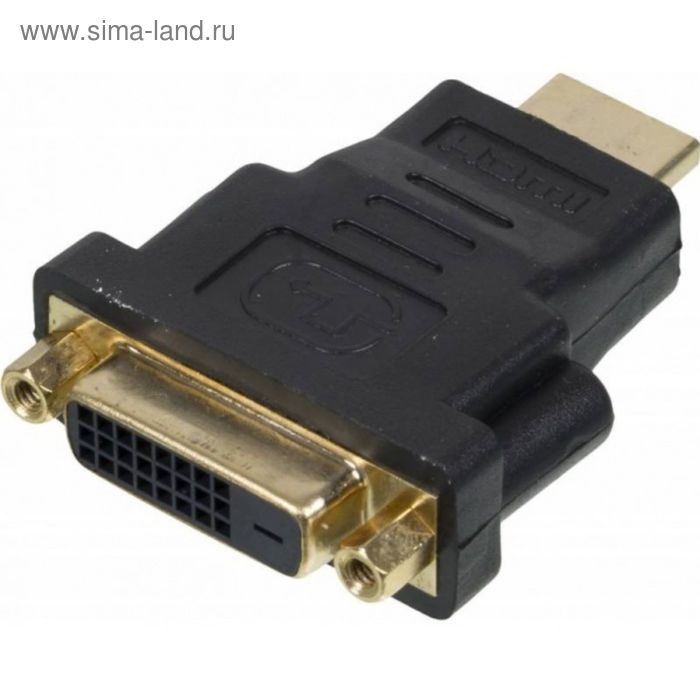 Переходник Video Ningbo, HDMI (m), DVI-D(f), позолоченные контакты - Фото 1