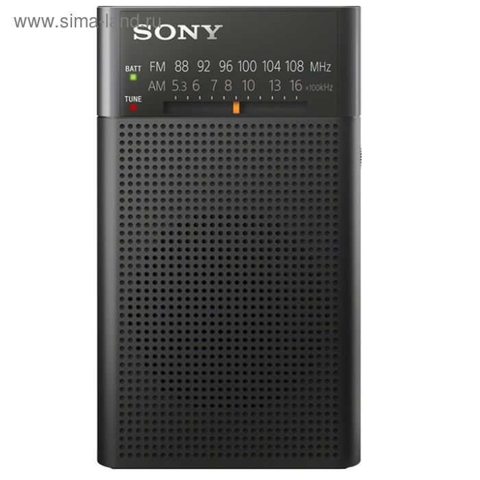 Радиоприемник Sony ICF-P26, портативный, карманный, черный - Фото 1