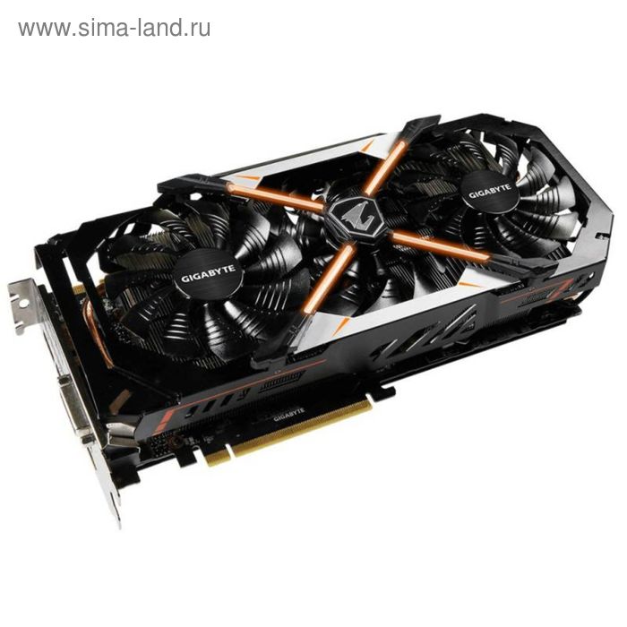 Видеокарта Gigabyte GeForce GTX 1080 (GV-N1080AORUS-8GD) 8G,256bit,GDDR5X,1708/11010 - Фото 1