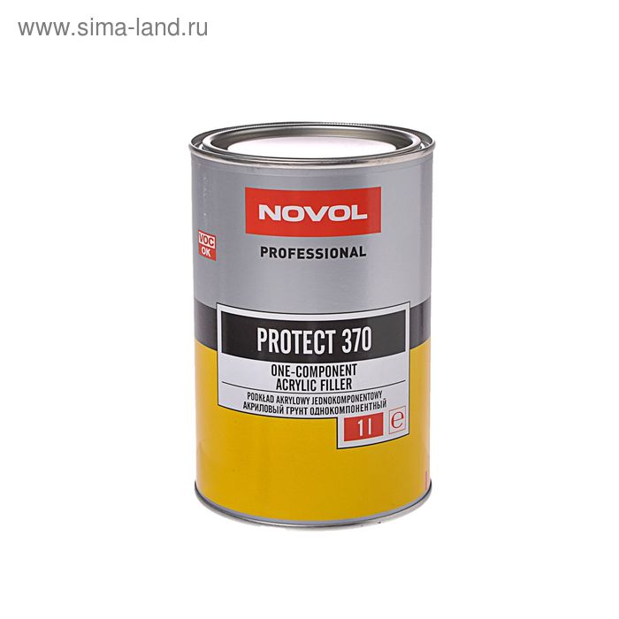 Грунт акриловый Novol 1К PROTECT 370, 1 л 37411