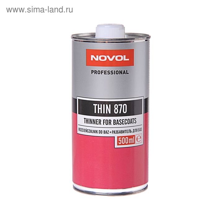 Разбавитель Novol для баз THIN 870, 500 мл 32141