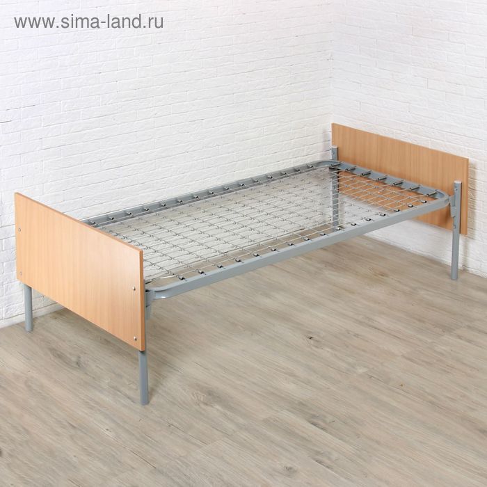 Кровать комбинированная одноярусная, 1900 × 800 мм, цвет серый - Фото 1