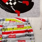 Пижама для мальчика (фуфайка+брюки ) "Супер заяц", рост 92-98 см (26), цвет серый Р209555 - Фото 7