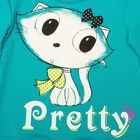 Платье для девочки "Картинка с Кити", рост 74-80 см (24), цвет изумруд Р728870 - Фото 6