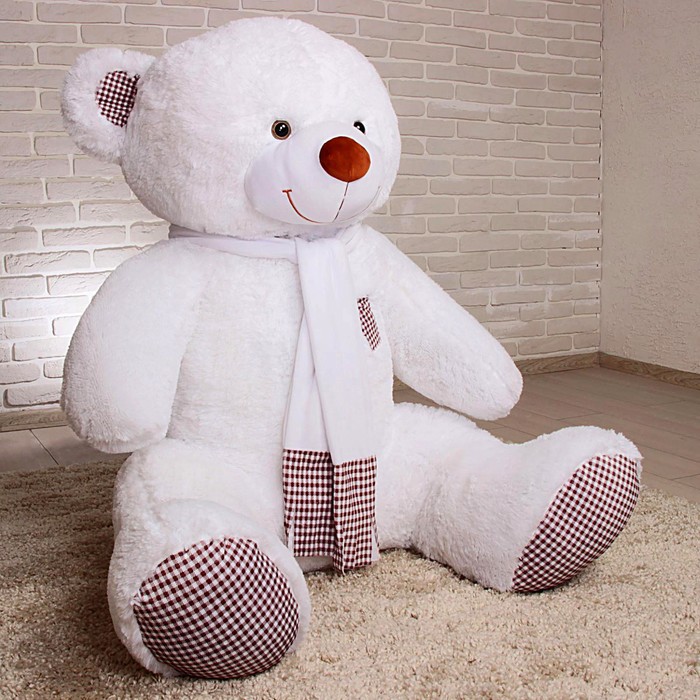 Мягкая игрушка «Медведь Тоффи», 150 см, цвет белый - фото 1906870154