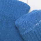 Перчатки молодёжные "Однотонные", размер 10, цвет голубой 65486 - Фото 3