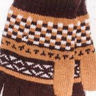 Перчатки с шерстью молодёжные Collorista "Домино", размер 20 (р-р произв. 10), цвет коричневый - Фото 2