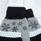 Перчатки с шерстью молодёжные Collorista "Зима", размер 21 (р-р произв. 10,5), цвет серый - Фото 2