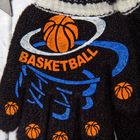Перчатки с шерстью детские Collorista "Баскетбол", размер 16 (р-р произв. 8), цвет чёрный - Фото 2