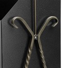 Урна для мусора «Квадратная», уличная, с крышей, 22 л, бак 0.5 мм, 63×33×33 см, серая - Фото 10