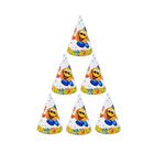 Бумажные колпаки «Смайл», набор 6 шт., 16 см - Фото 2