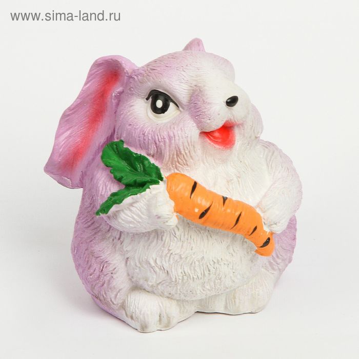 Копилка "Кролик маленький" 10см фиолетовый - Фото 1