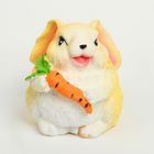Копилка "Кролик маленький" 10см желтый - Фото 2