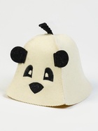 Шапка для бани и сауна «Панда», шерсть 100%, детская, «Добропаровъ» - Фото 2