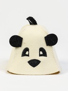 Шапка для бани и сауна «Панда», шерсть 100%, детская, «Добропаровъ» - Фото 4