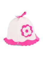 Шапка - шляпка для бани и сауны «Красотка», полиэфир 50%, шерсть 50%, «Добропаровъ» - Фото 2