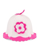 Шапка - шляпка для бани и сауны «Красотка», полиэфир 50%, шерсть 50%, «Добропаровъ» - Фото 3