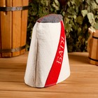 Шапка - папаха для бани и сауны «Батя», войлок, «Добропаровъ» - Фото 2