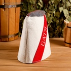 Шапка - папаха для бани и сауны «Батя», войлок, «Добропаровъ» - Фото 3