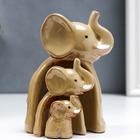 Сувенир керамика "Семейство слонов" набор 3 шт 16,5х15х8 см - фото 2855631