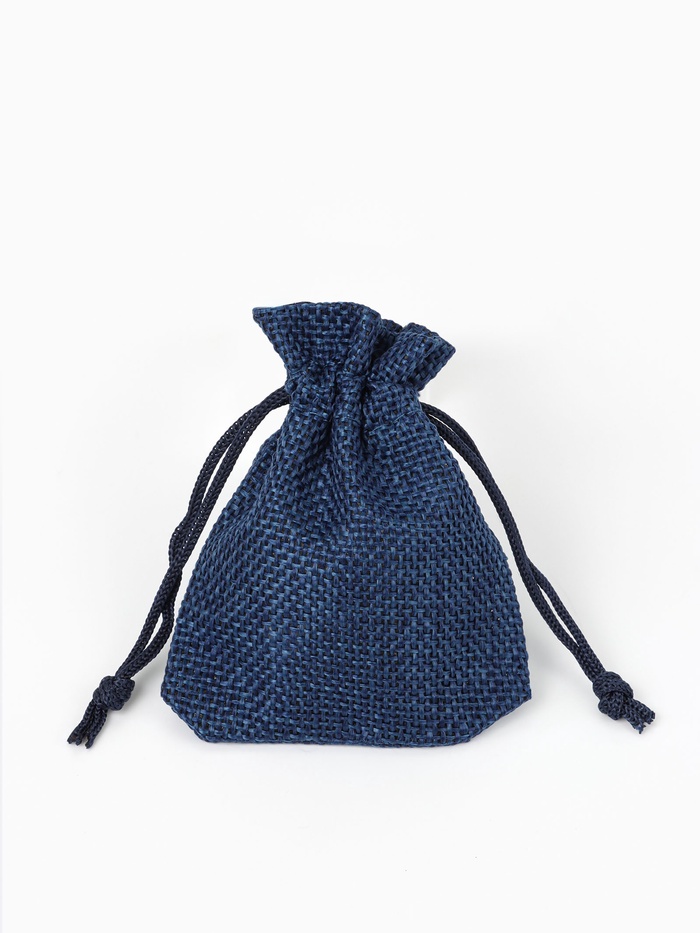 Мешочек подарочный «Льняной» 7×9, синий - Фото 1