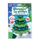 Новогодняя игрушка из фетра «Новый год! ёлочка с колокольчиком» 2317655 - фото 12263947