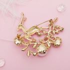 Брошь «Олень сказочный», разноцветный в золоте - Фото 2