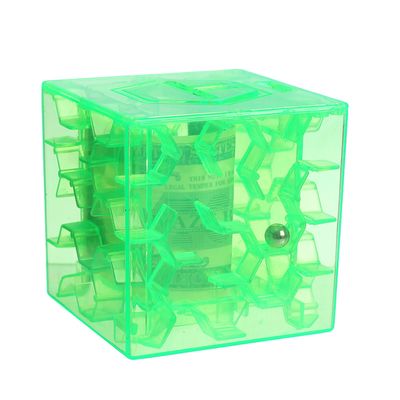 Головоломка «Лабиринт», с копилкой, цвет зелёный