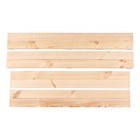 Песочница деревянная, с крышкой, 150 × 140 × 18 см, без покраски, лавочки (2 шт.), Greengo - фото 4576888