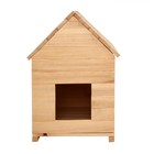 Будка для собаки, 75 × 60 × 90 см, деревянная, с крышей - фото 8338449