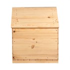 Будка для собаки, 75 × 60 × 90 см, деревянная, с крышей - фото 8338450