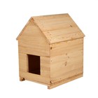 Будка для собаки, 75 × 60 × 90 см, деревянная, с крышей - фото 8338452