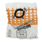 Хомут сантехнический TAEN, 3/4", 26-30 мм, в комплекте шпилька сантех. М8*80 и дюбель - Фото 2