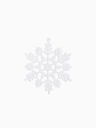 Ёлочные игрушки набор 3 шт. «Зимнее волшебство. Снежинка», d=9 см, белый - Фото 5