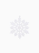 Ёлочные игрушки набор 3 шт. «Зимнее волшебство. Снежинка», d=9 см, белый - Фото 7