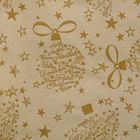Бумага упаковочная крафт "Золото", 0,7 х 10 м - Фото 2