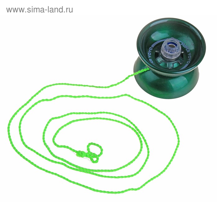 Йо-йо, с металлическим подшипником, однотонное, в коробке, цвета МИКС - Фото 1