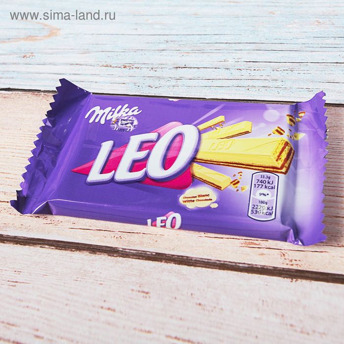 Батончик Milka Leo White 33 г - Фото 1