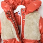 Пальто для девочки "Пушок", рост 104 см, цвет коралловый Д016 - Фото 3