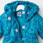Пальто для девочки "Бабочка", рост 110 см, цвет голубой ДЗ-0032 - Фото 2
