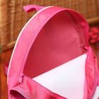 Рюкзак детский новогодний, отдел на молнии, цвет розовый - Фото 3