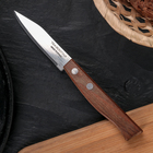Нож для овощей Tramontina Tradiciona, лезвие 7,5 см, сталь AISI 420, деревянная рукоять - Фото 1