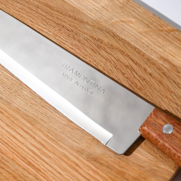 Нож кухонный поварской Universal, лезвие 20 см, сталь AISI 420, деревянная рукоять - фото 1908327742