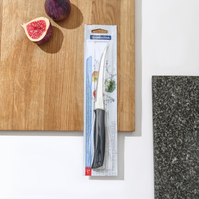 Нож кухонный Tramontina Athus для помидоров/цитрусовых, лезвие 12,5 см, сталь AISI 420 - фото 1908327763