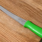 Нож кухонный для помидоров/цитрусовых Athus, лезвие 12,5 см, сталь AISI 420, цвет зелёный - Фото 3