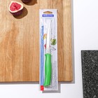 Нож кухонный для помидоров/цитрусовых Athus, лезвие 12,5 см, сталь AISI 420, цвет зелёный - Фото 4