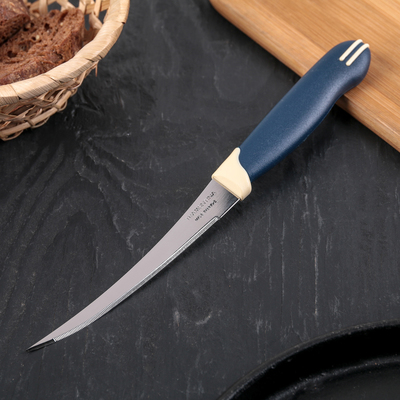 Нож для помидоров и цитрусовых Tramontina Multicolor, лезвие 12,5 см, сталь AISI 420